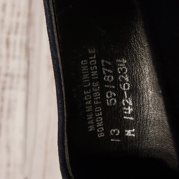 Like new Bostonian Blue Suede shoes sz 13 Made in USA 🇺🇸 - Picture 8 of 9